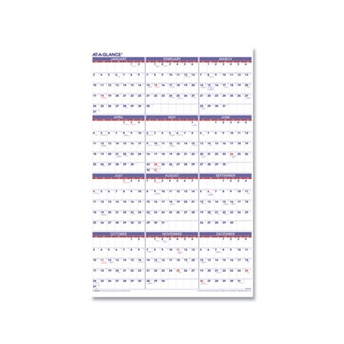 Yearly Wall Calendar