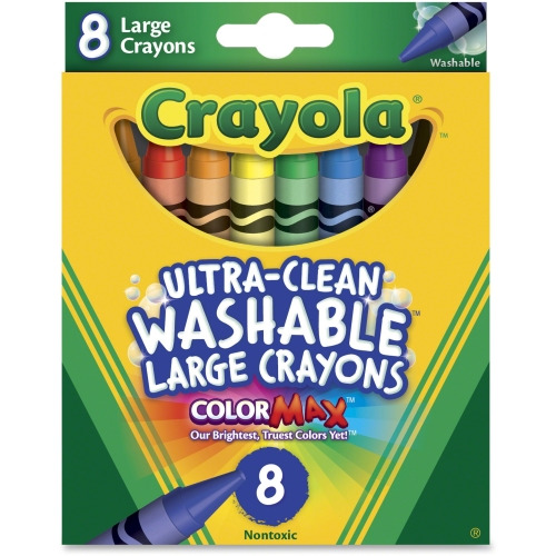 Crayola Kid's 8 Count Large Washable Crayons