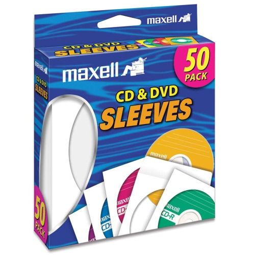 Maxell White CD / DVD Sleeves