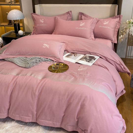 High-Grade Maternal And Child Lev-1.8M Fitted Sheet 4 2- 4Pcs No. 5 - Coral Pink