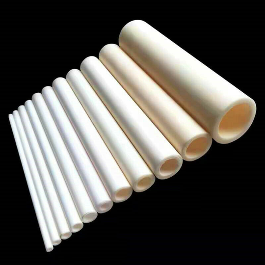 1Pc 500mm Length High Temperature Resistant Alumina Ceramic Insulating Tube Pipe