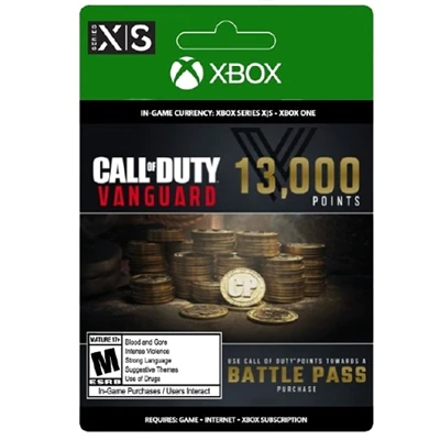 Download Xbox Call of Duty Vanguard 13000 Xbox One Digital Code