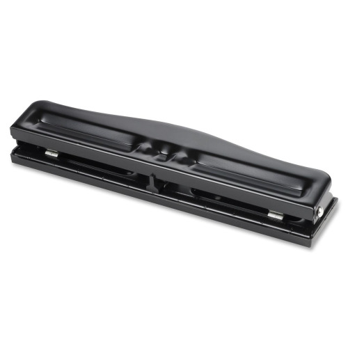Business Source 3-Hole Adjustable Paper Punch