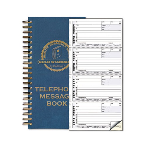 Wirebound Message Book