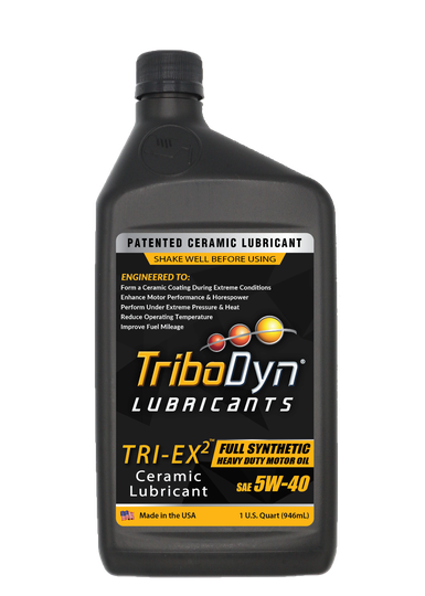 TriboDyn TRI-EX2 5W-40 Heavy Duty Full Synthetic with Ceramic Coating Motor Oil