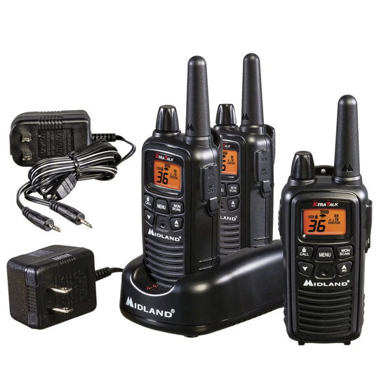 Midland LXT633 Two-Way Extended Range Radios (3 pack)