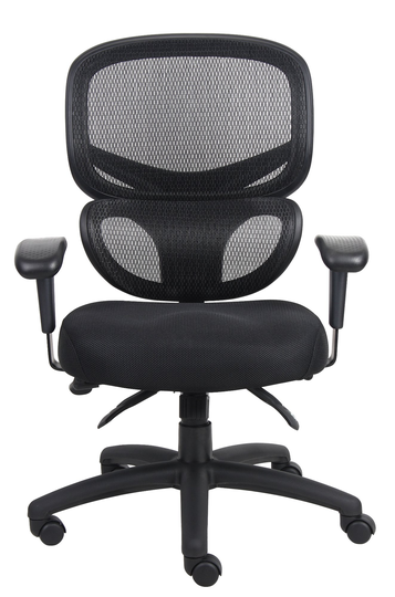 Boss Black Mesh Multi-Function Office Chair