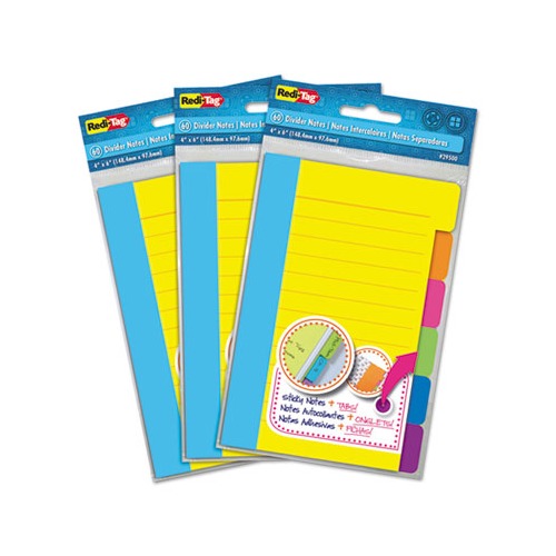 Divider Sticky Notes with Tabs