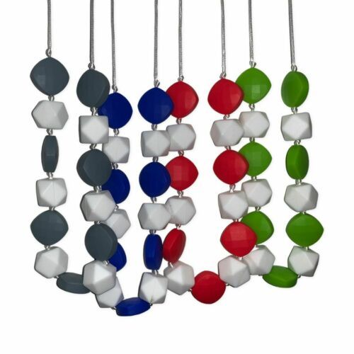 Lot of 4 Lil Jumbl Baby Teething Necklace (FK016) 4 Colors