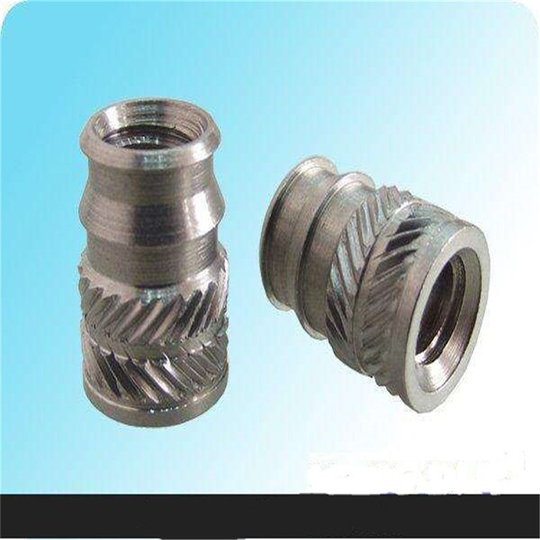 3000pc IUB-256-1 Ultrasonic/ Heat staking inserts Tapered Thru-Threaded PCB Nuts