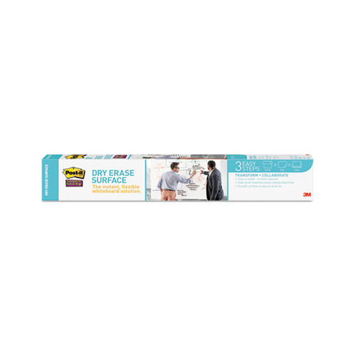 Dry Erase Surface with Adhesive Backing