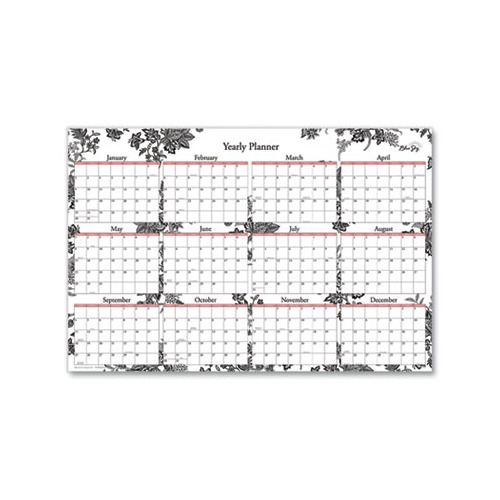 Analeis Laminated Erasable Wall Calendar