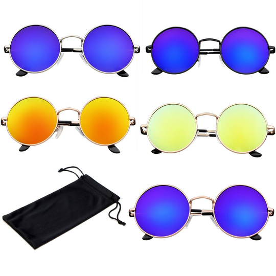 John Lennon Lunettes de Soleil Rondes Rétro Vintage 60s 70s Hippie