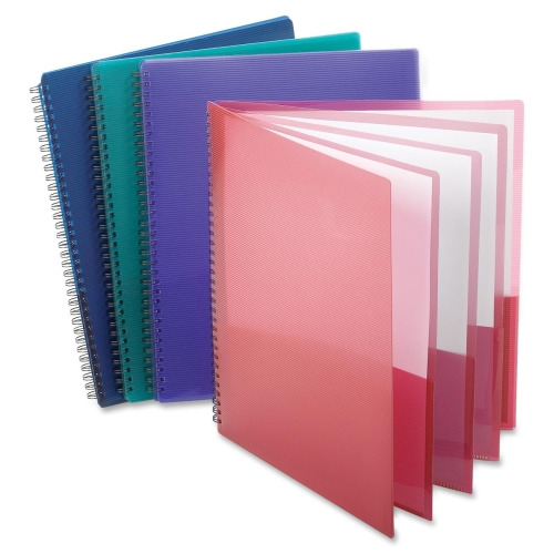 Oxford Wire Binding 8-Pocket Folders