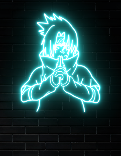 SASUKE UCHIHA SKILL - NARUTO LED Neon Sign, Neon Custom, Decor, Gift Neon light
