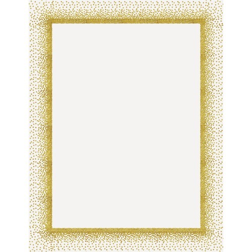 Geographics Confetti Gold Design Poster Board