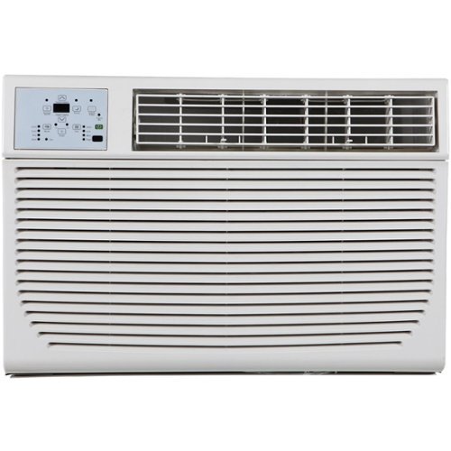 Keystone - 550 Sq. Ft. 12,000 BTU Window Air Conditioner and 11,000 BTU Heater - White