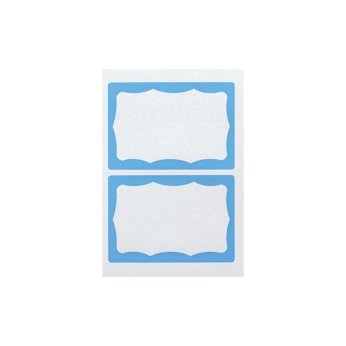 Advantus Color Border Adhesive Name Badges