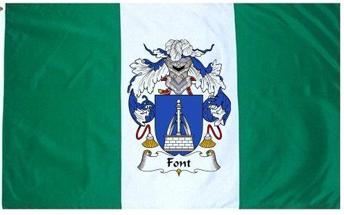 Font Coat of Arms Flag / Family Crest Flag