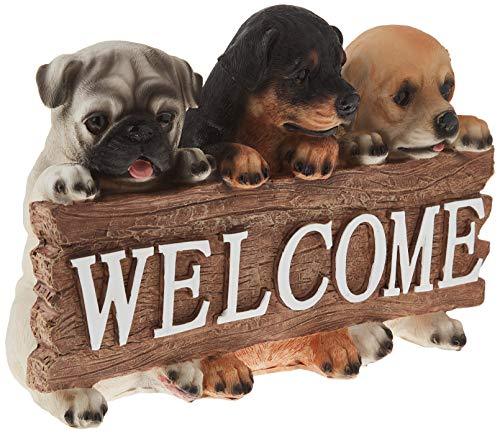 Summerfield Terrace Puppy Welcome Sign 9.5x4x6.5�