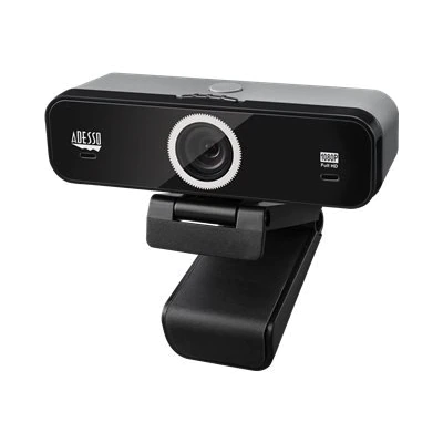 Adesso CyberTrack K1 - Webcam - color - 2.1 MP - 1920 x 1080 - fixed focal - audio - USB 2.0 - MJPEG, YUV2