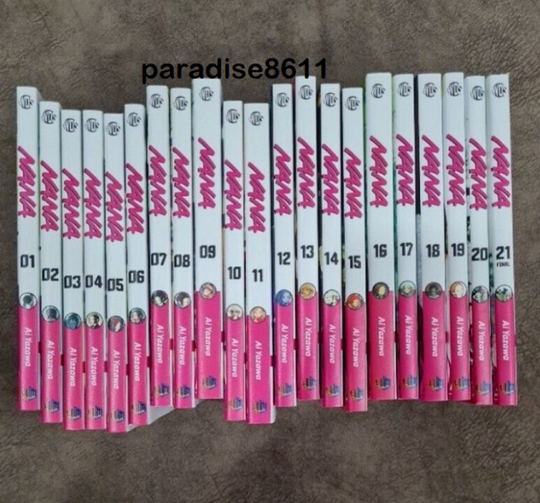 Complete Set! NANA By Ai Yazawa Manga Volume 1-21(END) English Comic DHL EXPRESS