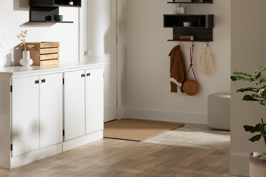 Morgan White Small 2-Door Storage Cabinet