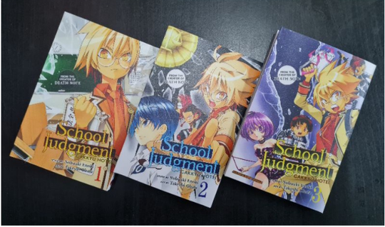 SCHOOL JUDGMEN Manga Set English VOLUMES 1-3 BRAND NEW ENGLISH EXPRESS SHIPPING
