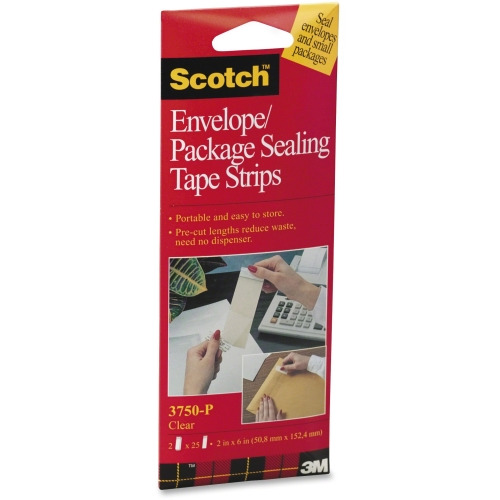 3M Scotch™ Package Sealing Tape Sheets, 2" x 6"