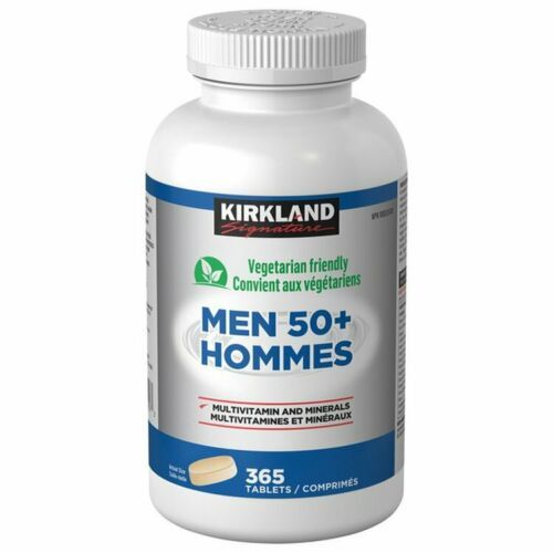 Kirkland Signature MEN 50+ Multivitamin,365 Tablets FRESH FROM CANADA