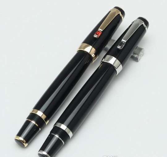 Luxury MB Boheme Smooth Barrel With Serial Number Fountain Pen Black White