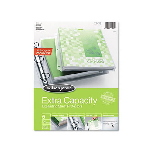 Top-Loading Extra Capacity Sheet Protectors