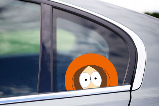 Kenny Peeking Bumper Window Vinyl Decal South Park Stickers LOL MEME