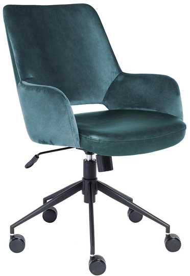 Euro Style Desi Blue Tilt Office Chair