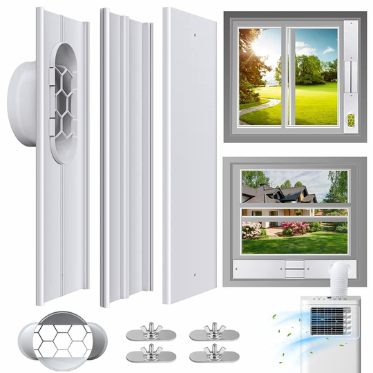Ac Window Vent Kit Portable Air Conditioner Window Kit For Sliding Window, Ac Ve