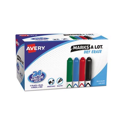 MARKS A LOT Pen-Style Dry Erase Marker Value Pack