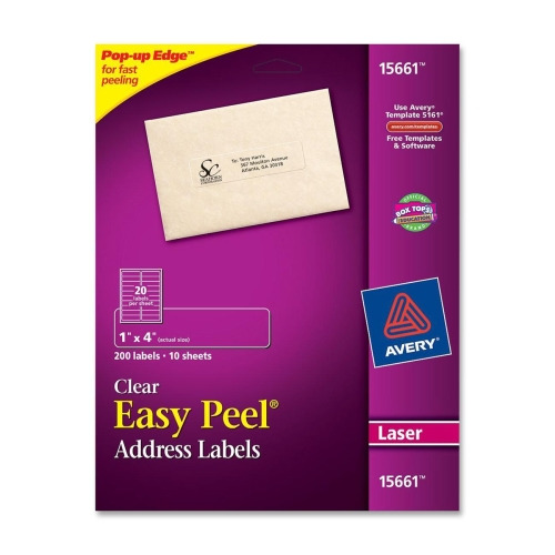 Avery Address Labels, Sure Feed, 1