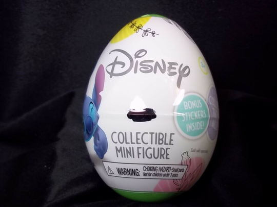Plastic Egg with DIsney minifigure & bonus stickers sealed 2022