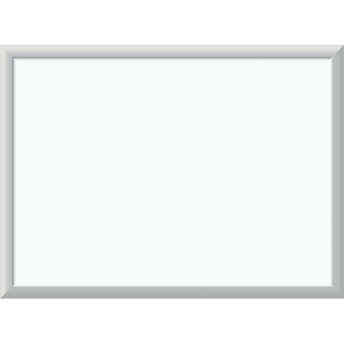 U Brands Melamine Dry Erase Board, 24 x 18 Inches, Silver Aluminum Frame