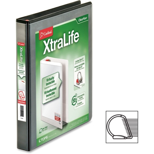 Cardinal Xtralife ClearVue Locking Slant-D Binders