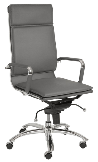 Euro Style Gunar Gray Pro High Back Office Chair