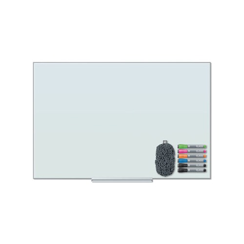 Floating Glass Dry Erase Board
