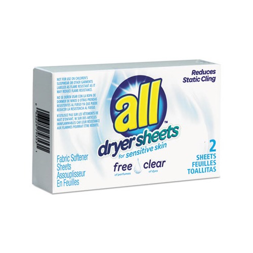 Free Clear Vend Pack Dryer Sheets