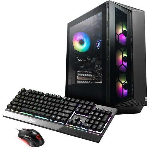 MSI - Aegis RS Gaming Desktop - Intel i7-12700KF - 16 GB Memory - NVIDIA GeForce RTX 3060 Ti Up to 8 GB - 1 TB SSD - Black