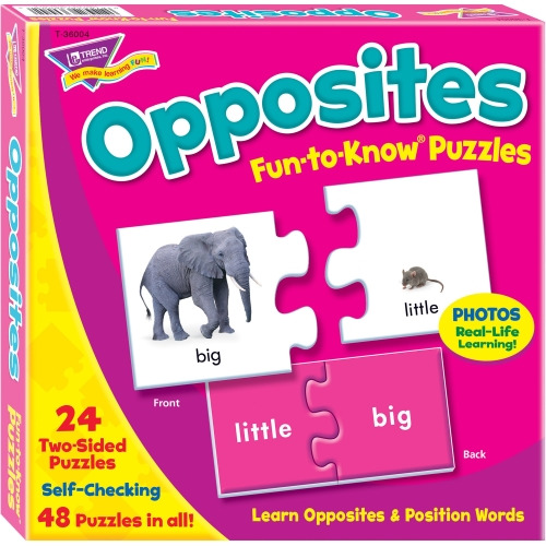 Trend Fun-to-Know Opposites Puzzles