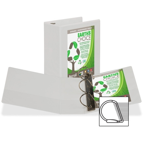 Samsill Earth's Choice Durable 5" Biobased USDA Certified Eco-friendly View Binder