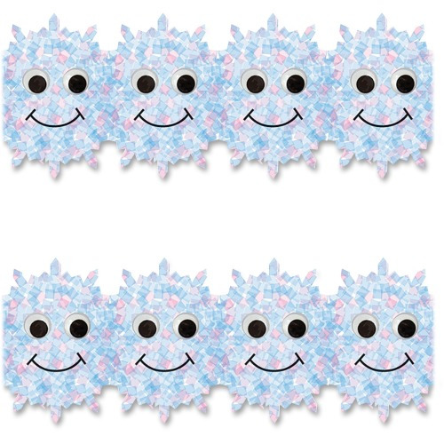 Hygloss Happy Snowflakes Border Strips