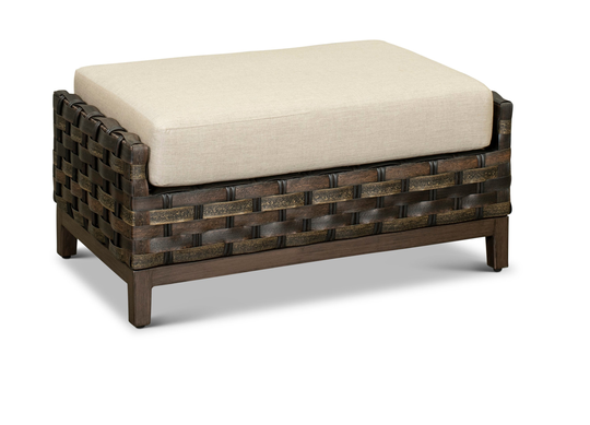 Nevis Ash Patio Ottoman