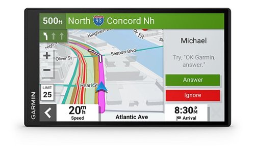Garmin - DriveSmart 76 7" GPS with Built-In** Bluetooth, Map Updates and Traffic Updates - Black