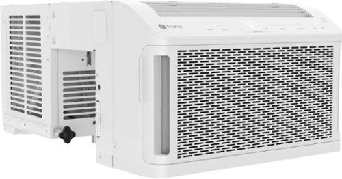 GE Profile - Clearview 250 Sq. Ft. 6,100 BTU Smart Ultra Quiet Window Air Conditioner with Remote - White